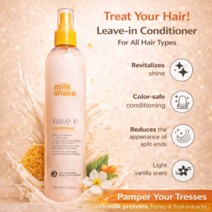 Milk Shake Leave-In Conditioner Spray 350ml – No Rinse, All Hair Types, Made in Italy