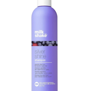 Milk Shake Silver Shine Shampoo 300ml – Anti-Yellow Purple Shampoo,made in Italy